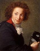 eisabeth Vige-Lebrun Portrait of Count Grigory Chernyshev with a Mask in His Hand Sweden oil painting artist
